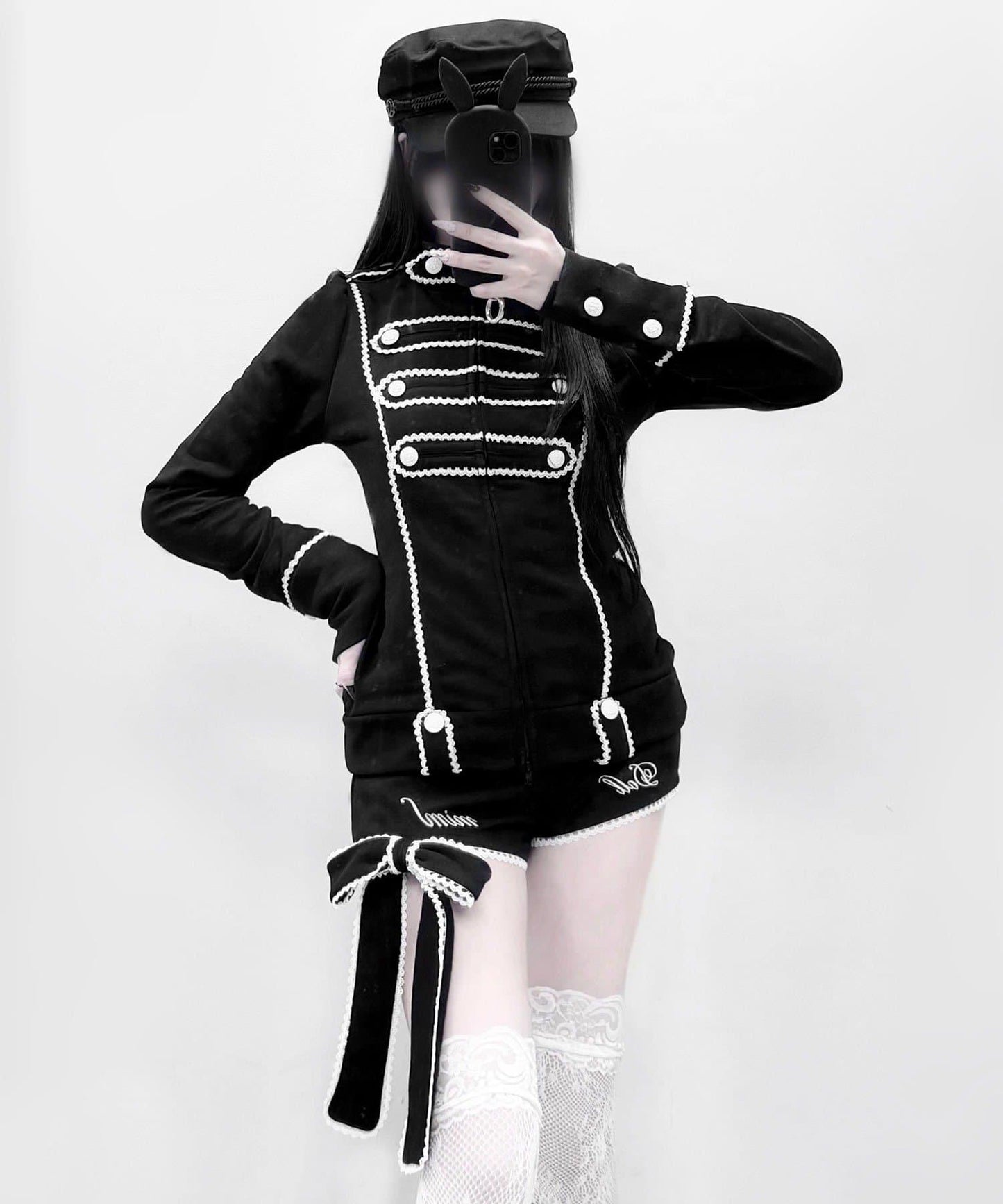 OLIVE des OLIVE miko 聯名 羅紋短褲 女 滌棉混紡