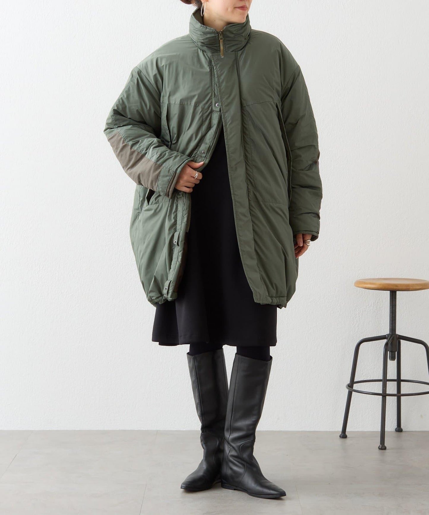 BEARDSLEY 尼龍拼接搖粒絨夾克 外套