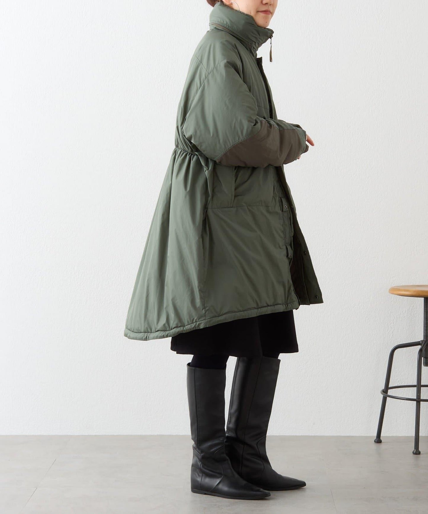BEARDSLEY 尼龍拼接搖粒絨夾克 外套