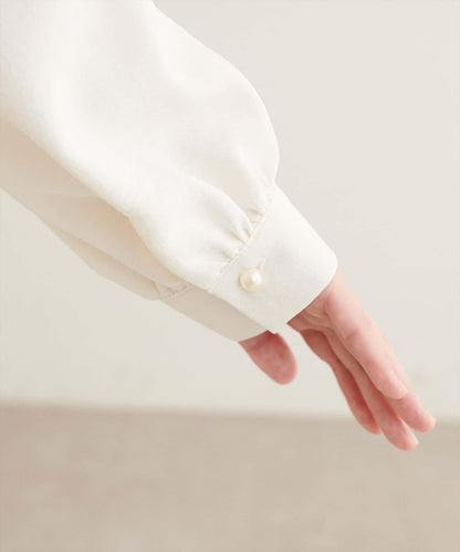 natural couture 蕾絲領襯衫 女士 聚酯纖維 翻領襯衫