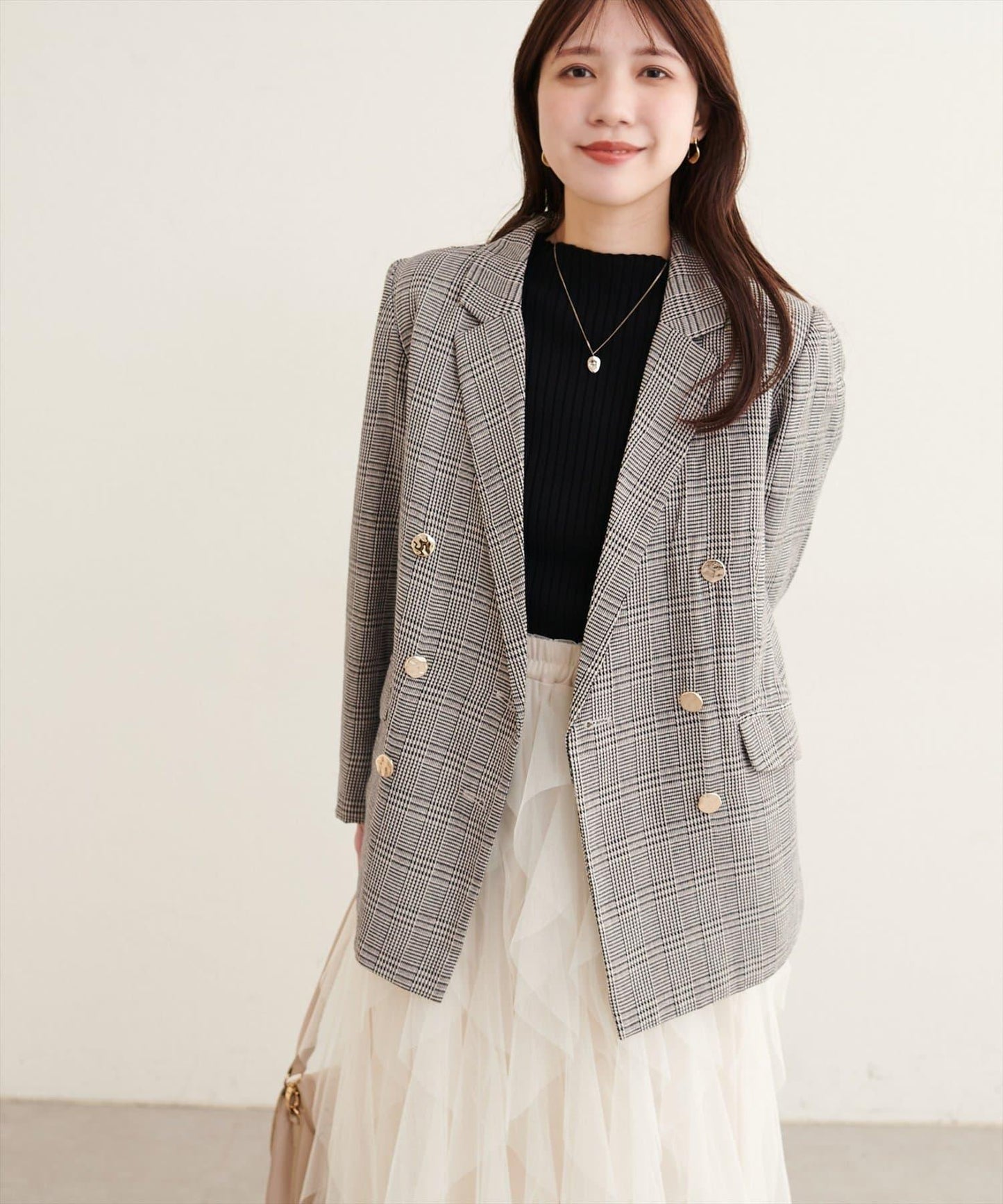 natural couture 金釦テーラードジャケット