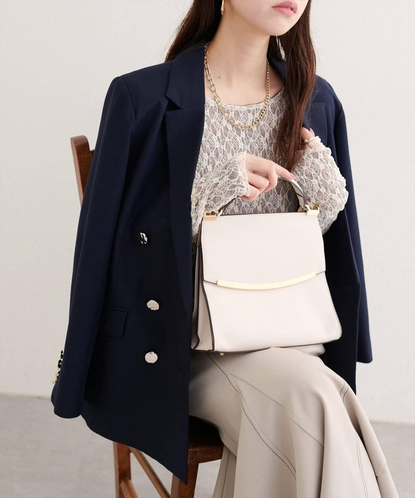 natural couture 金釦テーラードジャケット