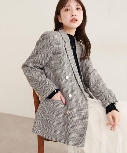 natural couture 金釦テーラードジャケット