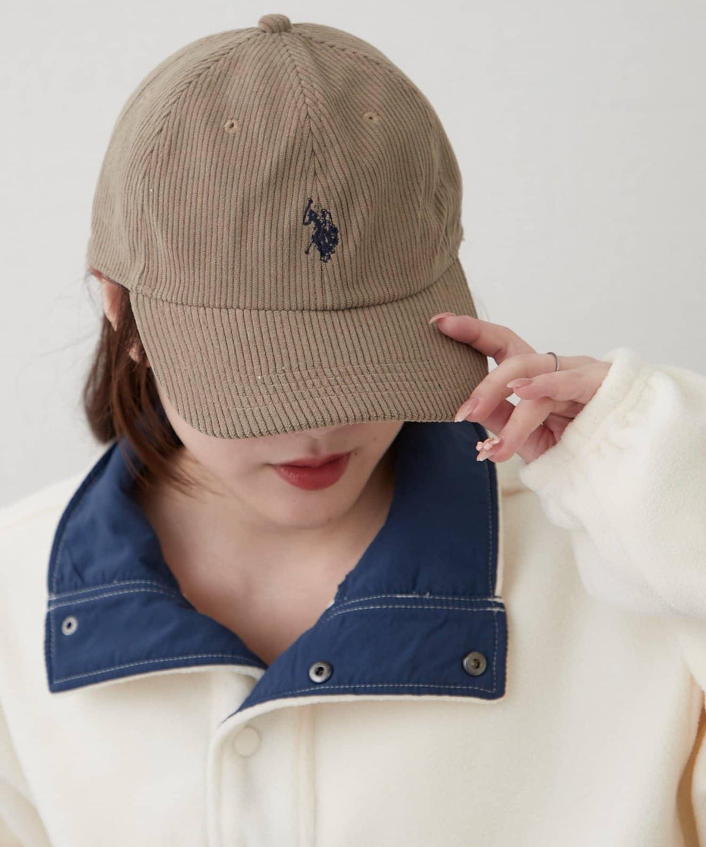 US. POLO ASSN. 絨面棒球帽