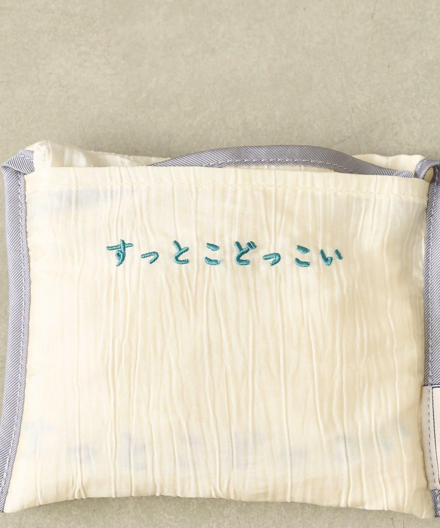 なんかかわいい日本語 刺繡 環保袋