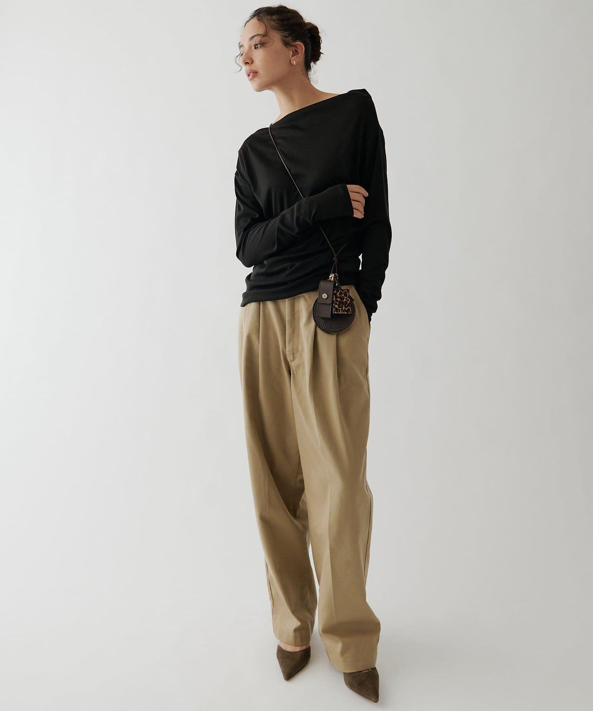 IACUCCI VIVACE 多功能斜挎包 零錢包 鑰匙包 意大利制 牛皮