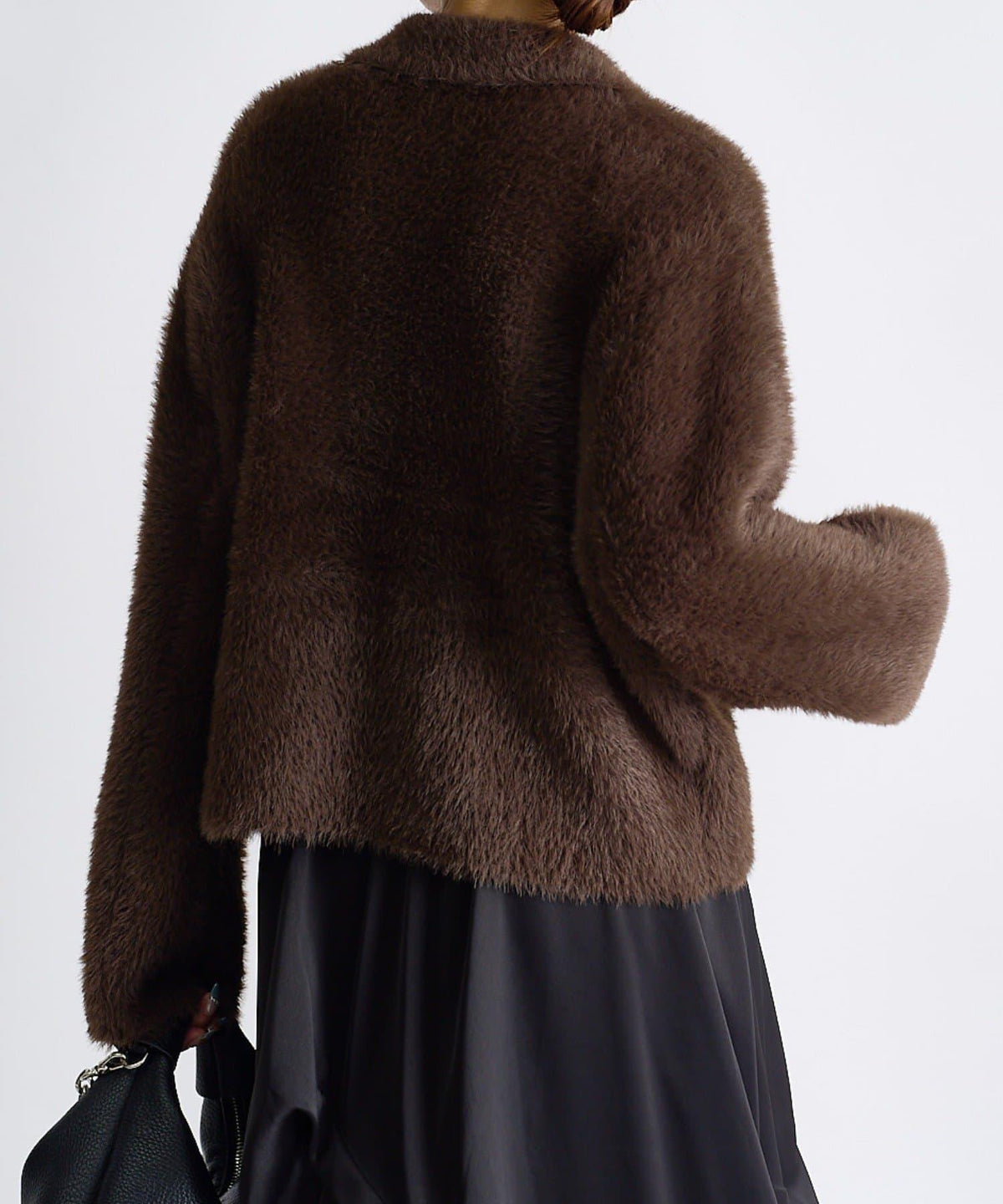 Lui's FEMME 26AW 長絨口袋開衫 腈綸混紡 針織衫
