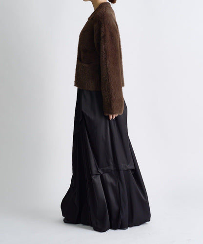 Lui's FEMME 26AW 長絨口袋開衫 腈綸混紡 針織衫
