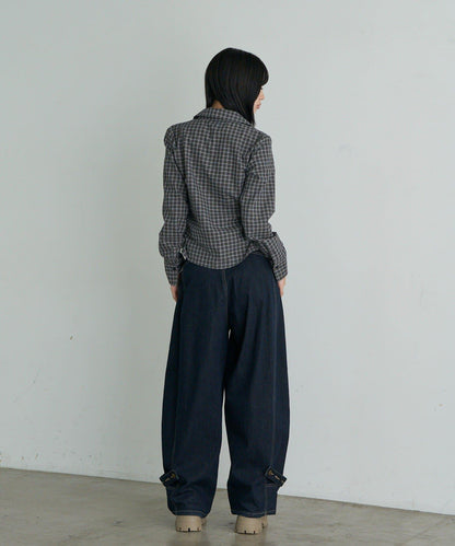 【大人気シャツの長袖Ver.】胸刺繍コンパクトシャツ