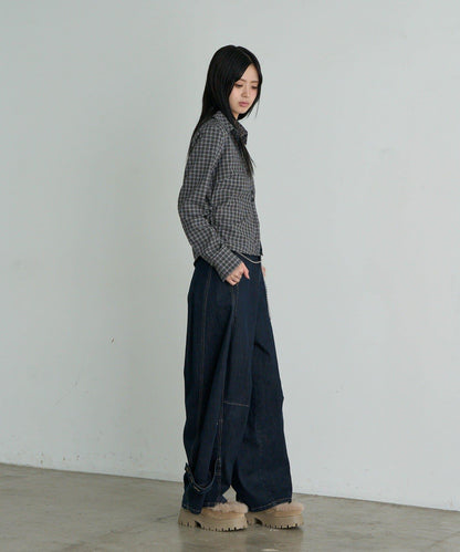 【大人気シャツの長袖Ver.】胸刺繍コンパクトシャツ