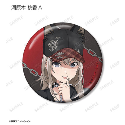 《哭泣少女樂隊》描き下ろし パンクファッションver. 閃光徽章 井芹仁菜 河原木桃香 安和すばる 海老塚智 ルパ 角色徽章 紙 錫