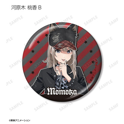 《哭泣少女樂隊》描き下ろし パンクファッションver. 閃光徽章 井芹仁菜 河原木桃香 安和すばる 海老塚智 ルパ 角色徽章 紙 錫
