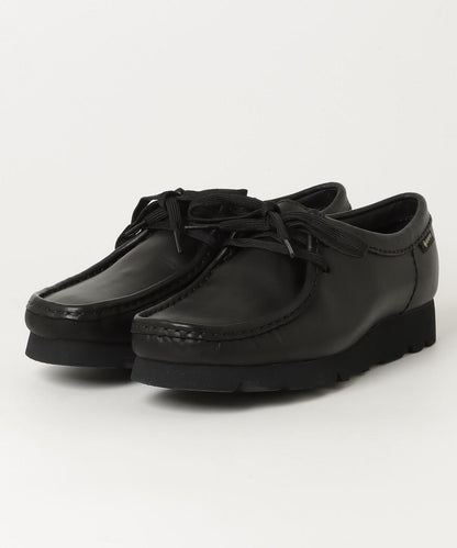 CLARKS/クラークス WALLABEE GTX 華萊士 GORE-TEX 女士靴子 牛皮 橡膠底