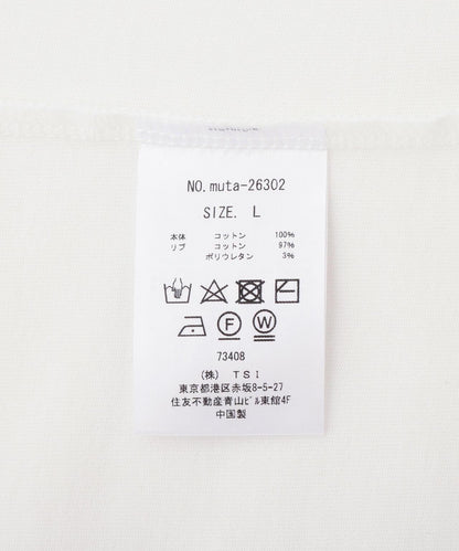 ROYAL FLASH 別注 muta MARINE 8號Logo刺繡拼色長袖T恤