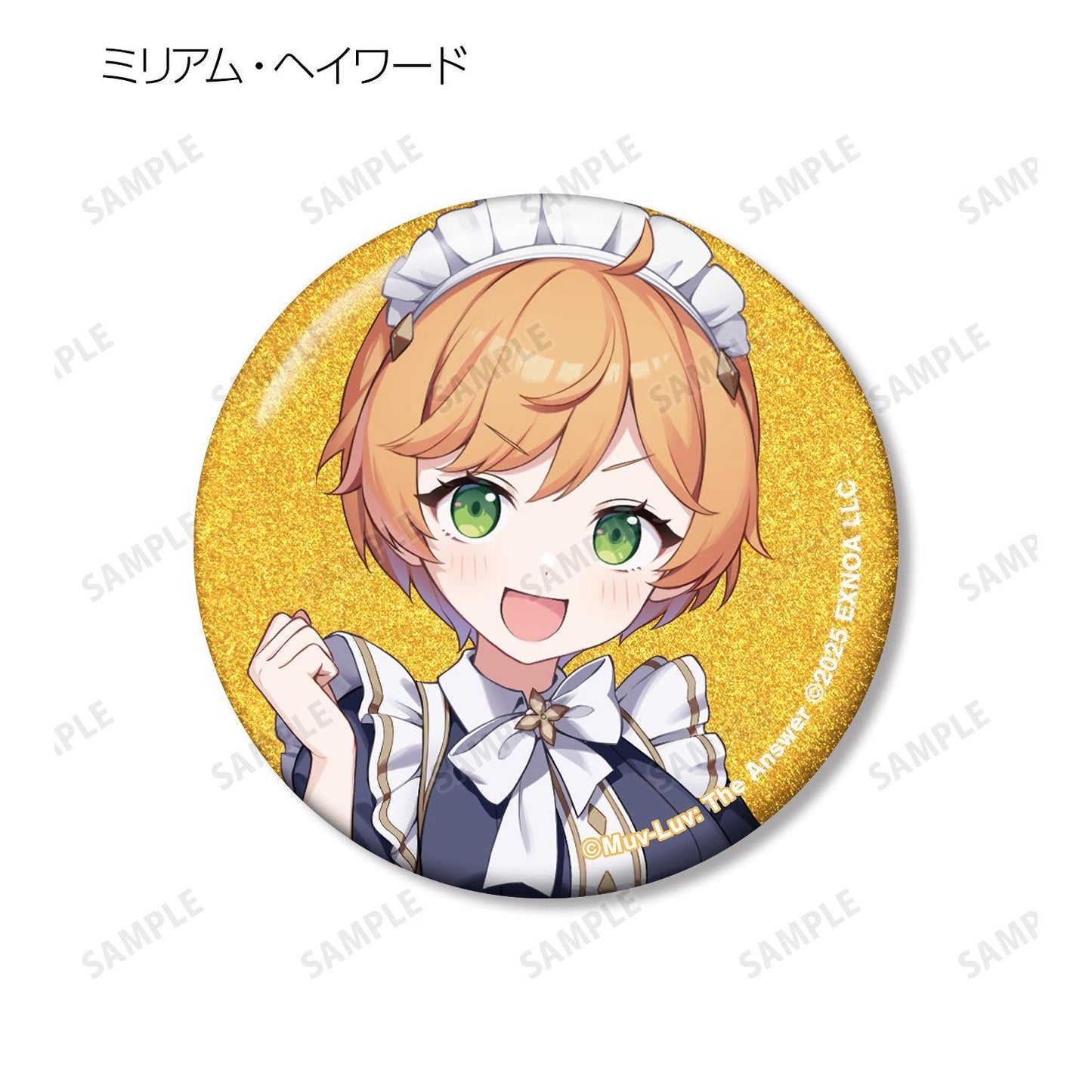 マブラヴ ガールズガーデン 閃光徽章 盲盒 第三彈 直徑56mm 紙 錫制