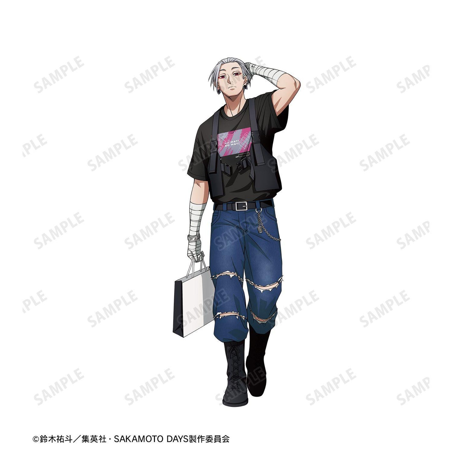 SAKAMOTO DAYS 樂 描き下ろし 購物ver. T恤 M