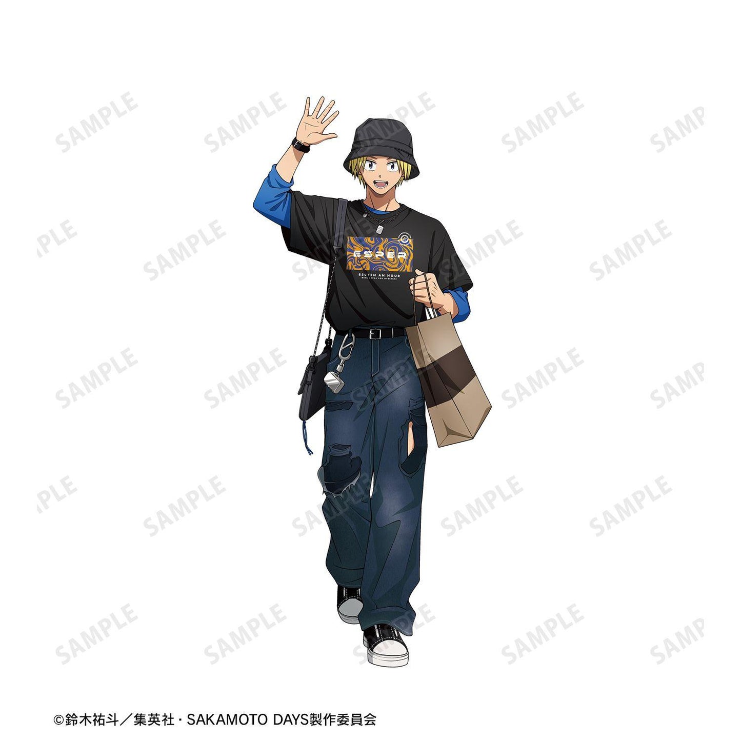 SAKAMOTO DAYS 坂本 days 朝倉シン 描き下ろしT恤 L碼 純棉