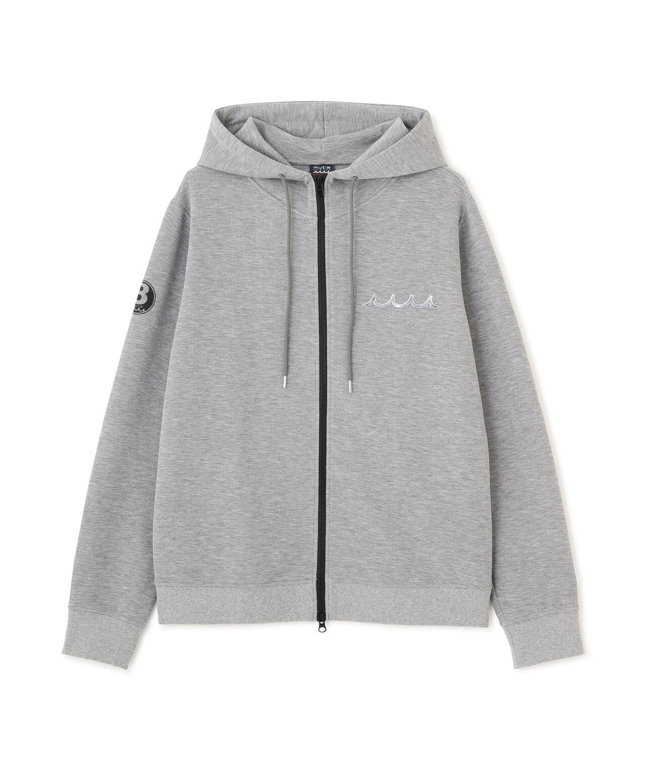 ROYAL FLASH 別注 Set-up Hoodie Back Metal 連帽拉鍊衛衣 聚酯混紡 羅紋拼接