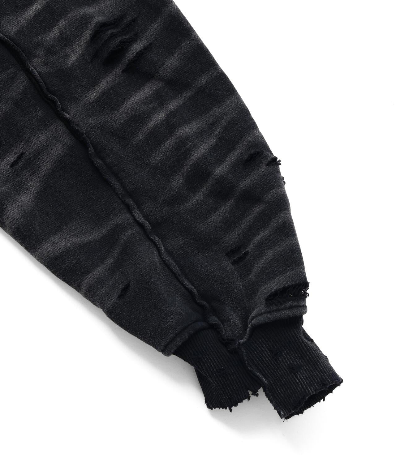 DankeSchon SULFER CHEMICAL SWEAT ZIP HOODIE 硫磺水洗做舊拉鍊連帽衛衣