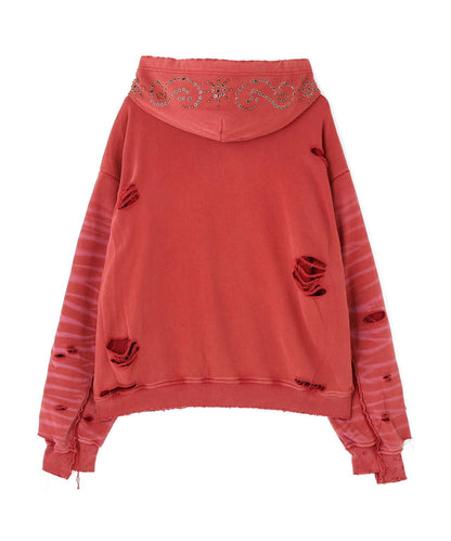 DankeSchon SULFER CHEMICAL SWEAT ZIP HOODIE 硫磺水洗做舊拉鍊連帽衛衣