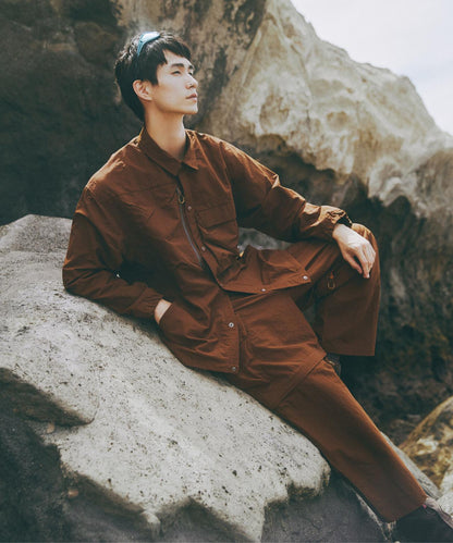 CMF OUTDOOR GARMENT 別注 GWコーチ夾克 鹽縮加工防潑水尼龍網眼內襯 夾克/外套>飛行員夾克
