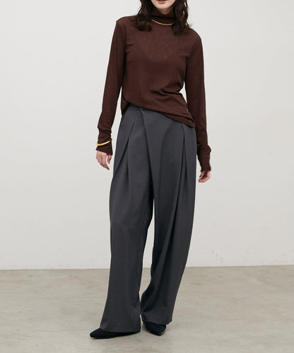 LARUTA 闊腿褲 女 2026AW 垂墜感 簡約設計 褲長99-102cm