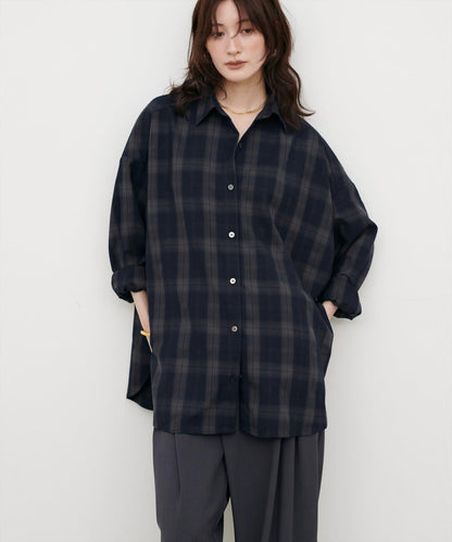 LARUTA 2026AW 休閒格紋襯衫