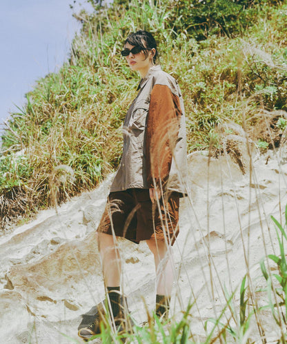 CMF OUTDOOR GARMENT 別注 GWコーチ夾克 鹽縮加工防潑水尼龍網眼內襯 夾克/外套>飛行員夾克