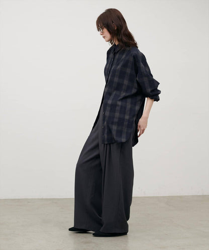 LARUTA 2026AW 休閒格紋襯衫
