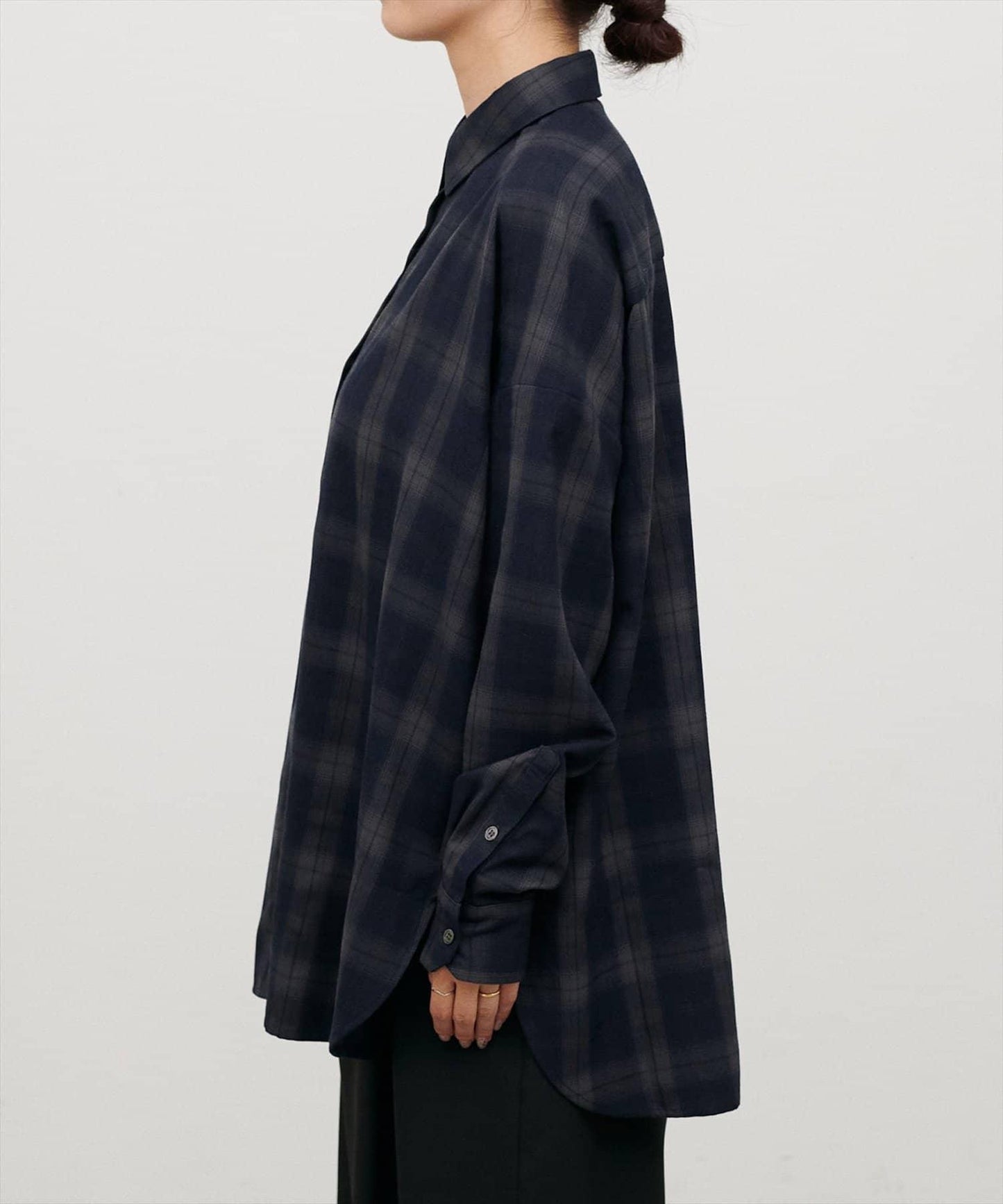 LARUTA 2026AW 休閒格紋襯衫