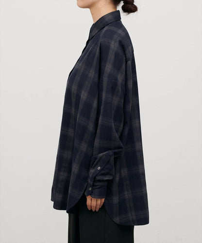 LARUTA 2026AW 休閒格紋襯衫