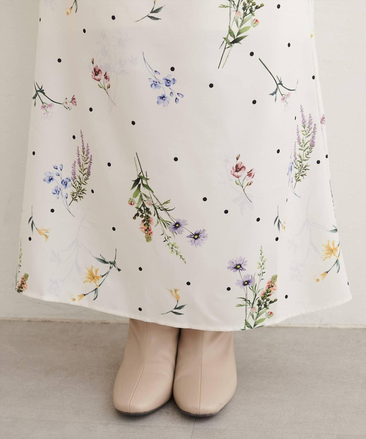 natural couture 原創花柄吊帶連衣裙 聚酯纖維 連衣裙