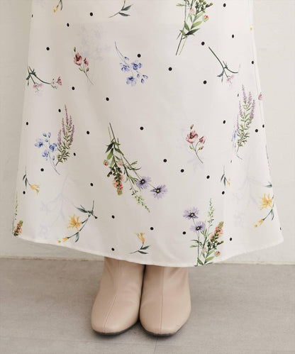 natural couture 原創花柄吊帶連衣裙 聚酯纖維 連衣裙