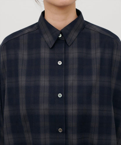 LARUTA 2026AW 休閒格紋襯衫