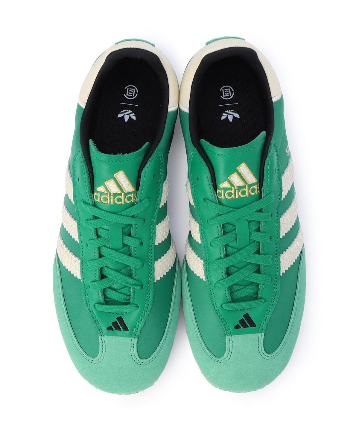 adidas Originals CLOT SAMBA ESPADRILLE 聯名款 經典復古 運動休閒 皮革拼接 橡膠底 男士女士通用 休閒鞋