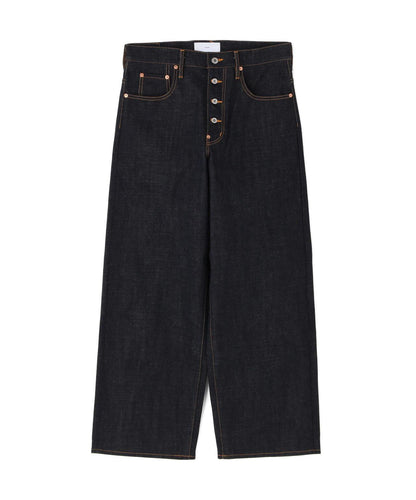 SUGARHILL CLASSIC DENIM PANTS 14oz 原創牛仔褲 闊腿褲 銅製鉚釘 馬皮皮牌 拼色 牛仔褲