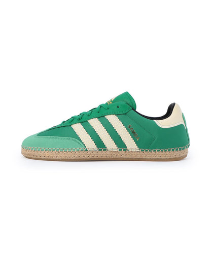 adidas Originals CLOT SAMBA ESPADRILLE 聯名款 經典復古 運動休閒 皮革拼接 橡膠底 男士女士通用 休閒鞋