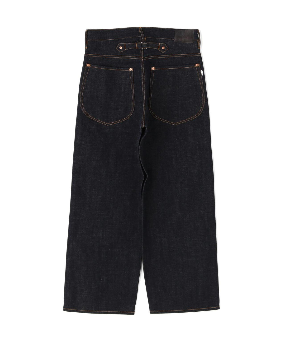 SUGARHILL CLASSIC DENIM PANTS 14oz 原創牛仔褲 闊腿褲 銅製鉚釘 馬皮皮牌 拼色 牛仔褲