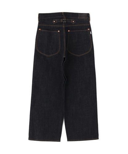 SUGARHILL CLASSIC DENIM PANTS 14oz 原創牛仔褲 闊腿褲 銅製鉚釘 馬皮皮牌 拼色 牛仔褲