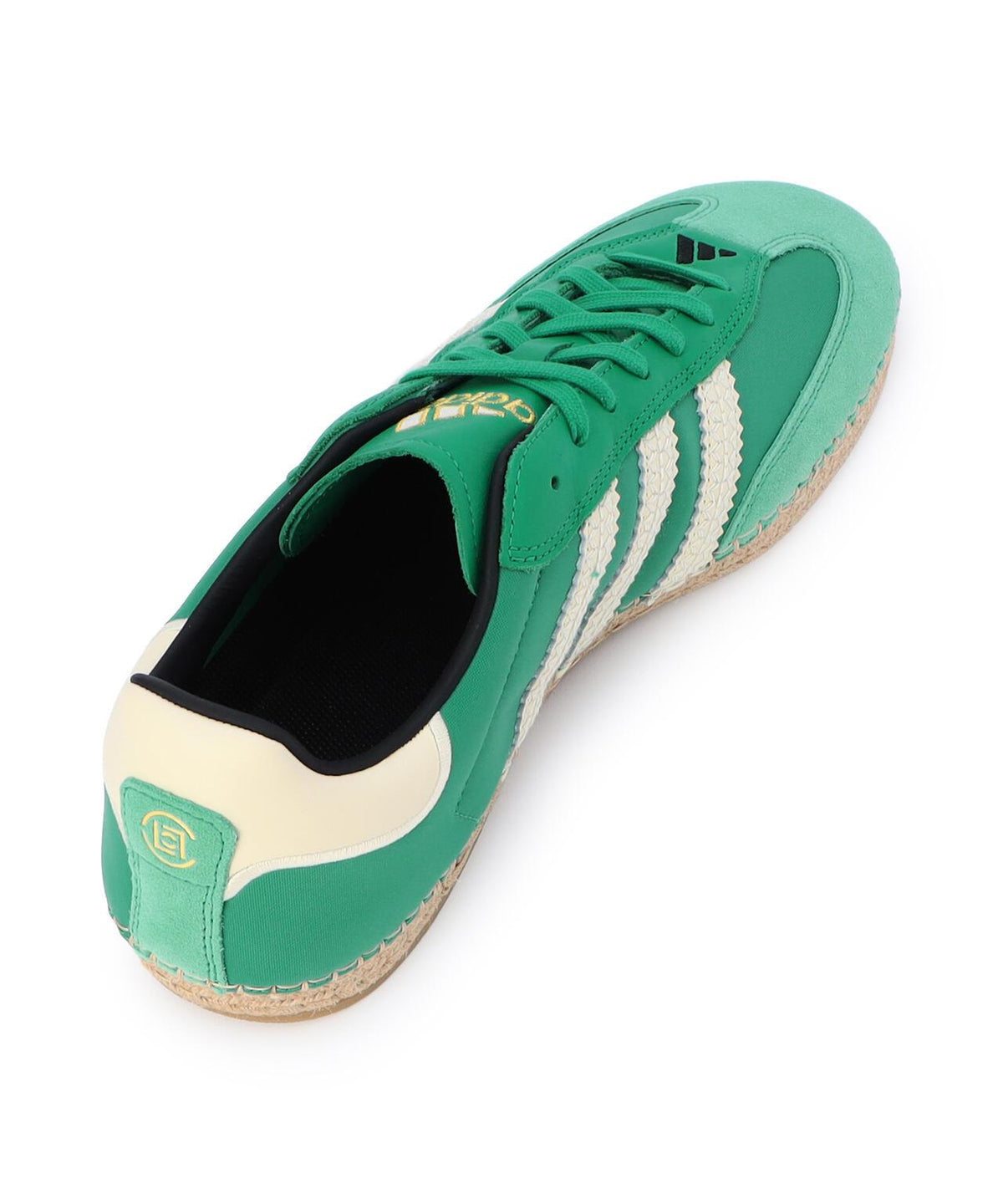 adidas Originals CLOT SAMBA ESPADRILLE 聯名款 經典復古 運動休閒 皮革拼接 橡膠底 男士女士通用 休閒鞋