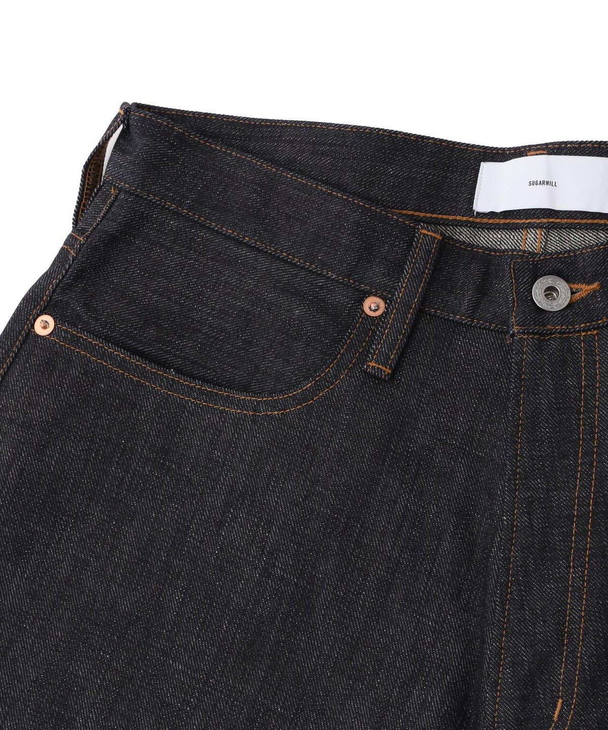SUGARHILL MODERN DENIM 寬鬆版牛仔褲 12.8盎司左斜紋靛藍染色棉質 岡山縣黑木株式會社聯名款