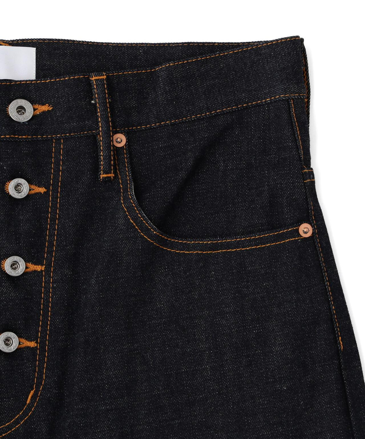 SUGARHILL CLASSIC DENIM PANTS 14oz 原創牛仔褲 闊腿褲 銅製鉚釘 馬皮皮牌 拼色 牛仔褲