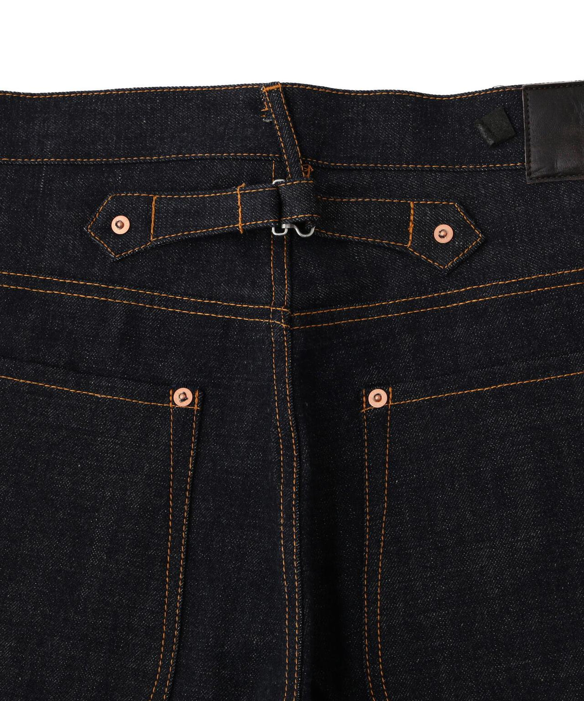 SUGARHILL CLASSIC DENIM PANTS 14oz 原創牛仔褲 闊腿褲 銅製鉚釘 馬皮皮牌 拼色 牛仔褲