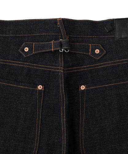 SUGARHILL CLASSIC DENIM PANTS 14oz 原創牛仔褲 闊腿褲 銅製鉚釘 馬皮皮牌 拼色 牛仔褲