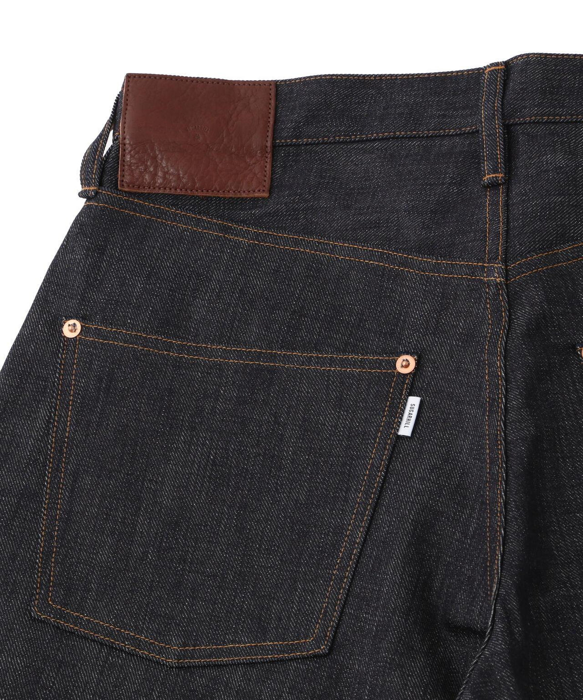 SUGARHILL MODERN DENIM 寬鬆版牛仔褲 12.8盎司左斜紋靛藍染色棉質 岡山縣黑木株式會社聯名款