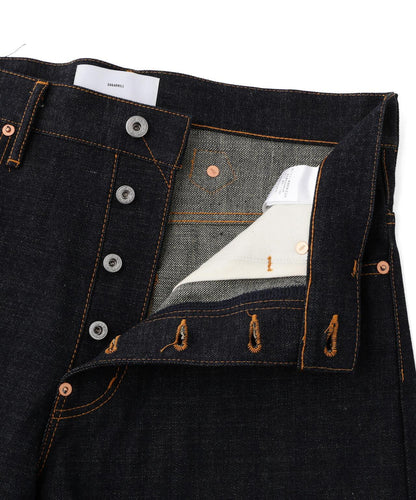 SUGARHILL CLASSIC DENIM PANTS 14oz 原創牛仔褲 闊腿褲 銅製鉚釘 馬皮皮牌 拼色 牛仔褲