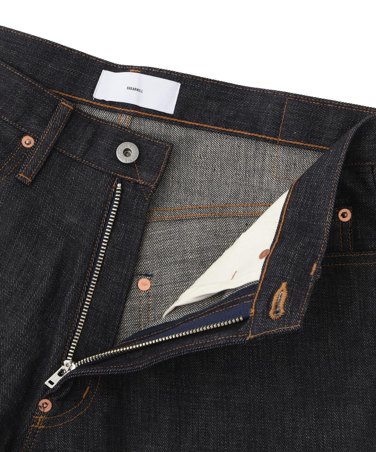 SUGARHILL MODERN DENIM 寬鬆版牛仔褲 12.8盎司左斜紋靛藍染色棉質 岡山縣黑木株式會社聯名款