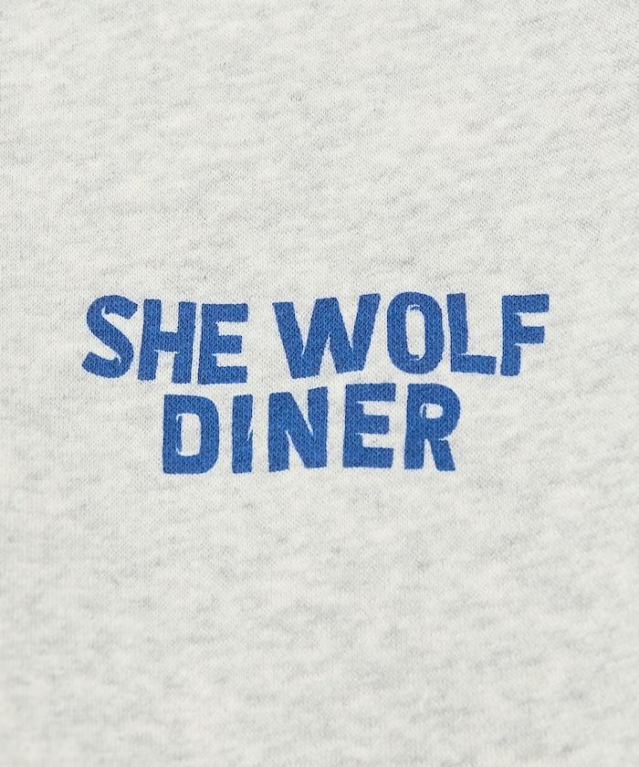 SHE WOLF DINER×FREAK'S STORE 聯名 別注 後背印花 衛衣