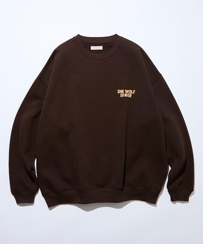 SHE WOLF DINER×FREAK'S STORE 聯名 別注 後背印花 衛衣