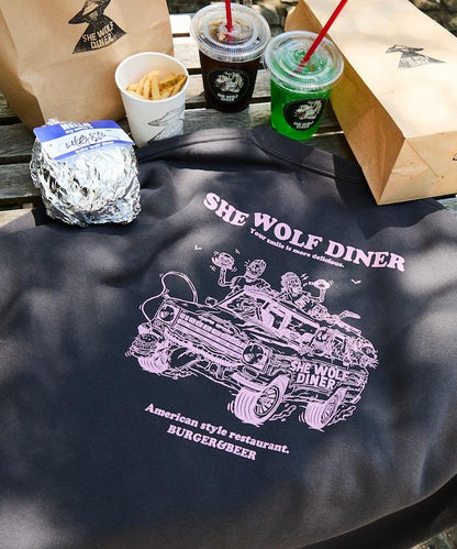 SHE WOLF DINER×FREAK'S STORE 聯名 別注 後背印花 衛衣